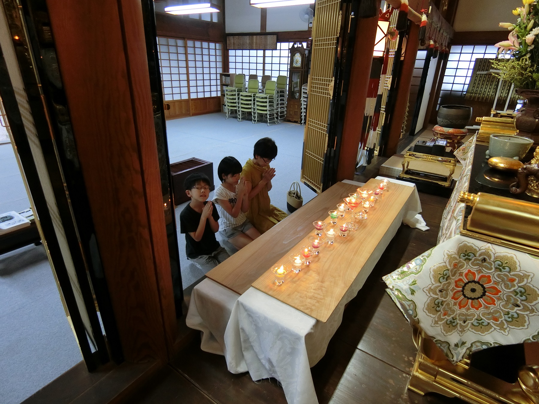 迎え盆「花明り」